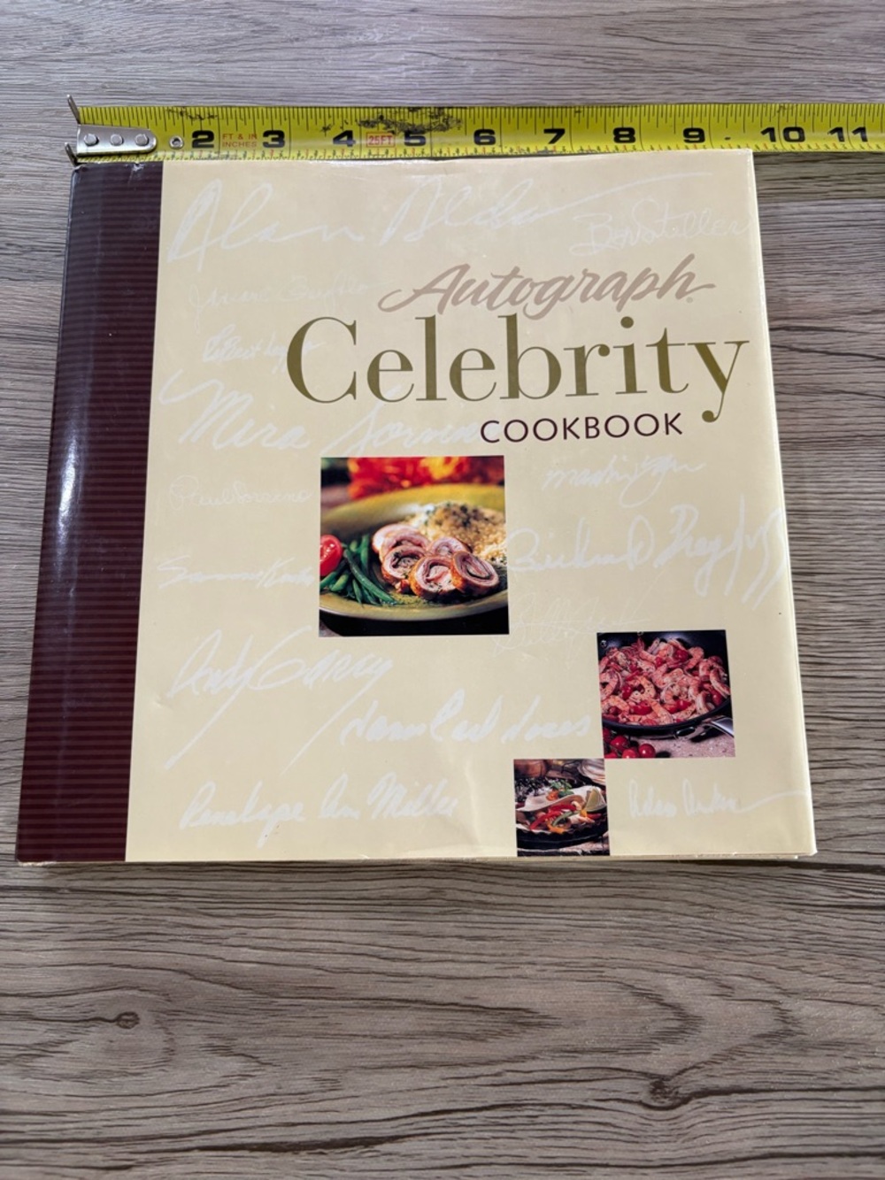 Vintage Autograph Celebrity Cookbook - Recipe Book Hardcover with Dust Jacket